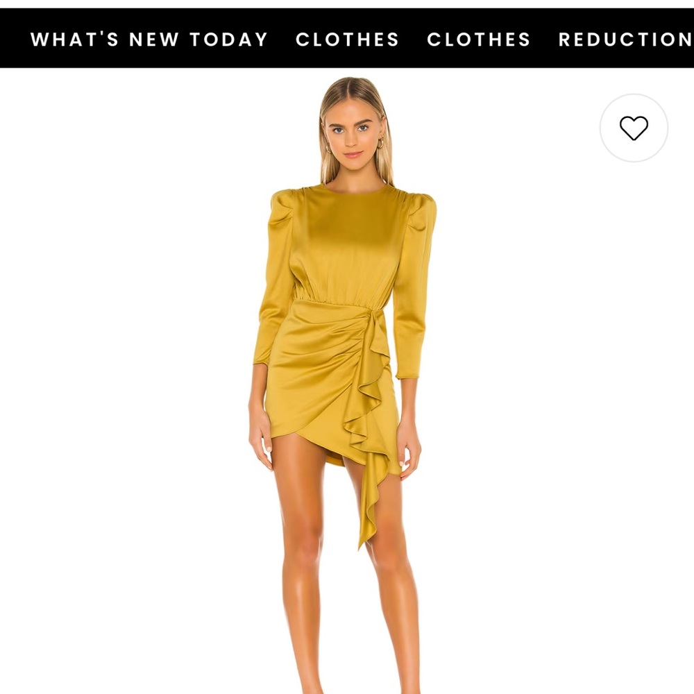 Elegant Gold Women's Dress ( REVOLVE)